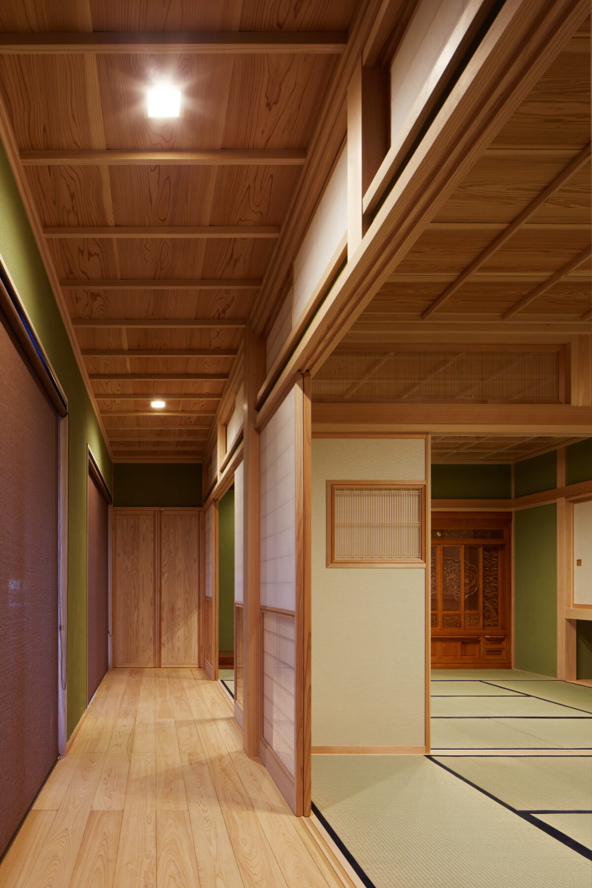 格天井・造作天井の施工事例｜茨城県『ノーブルホーム粋（SUI）』